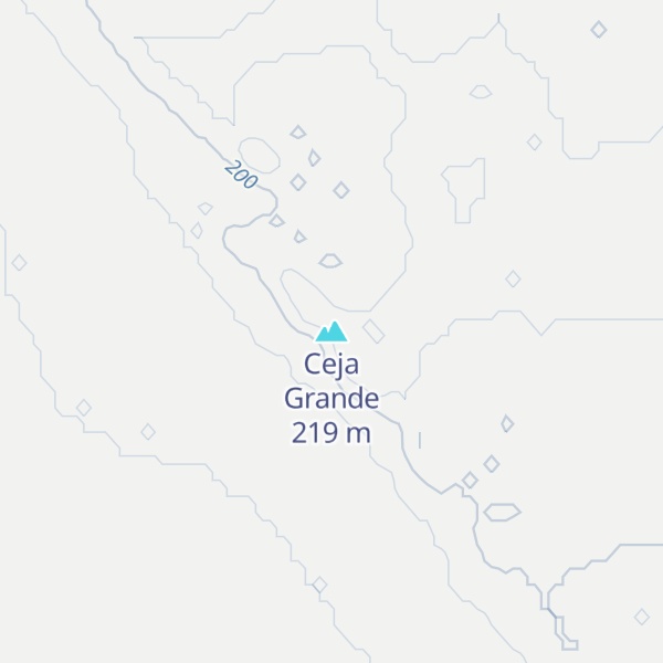 Map of Ceja Grande