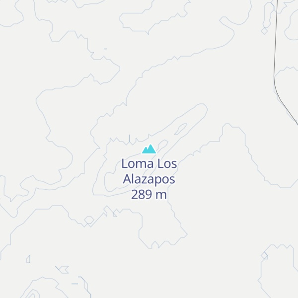 Map of Loma Los Alazapos