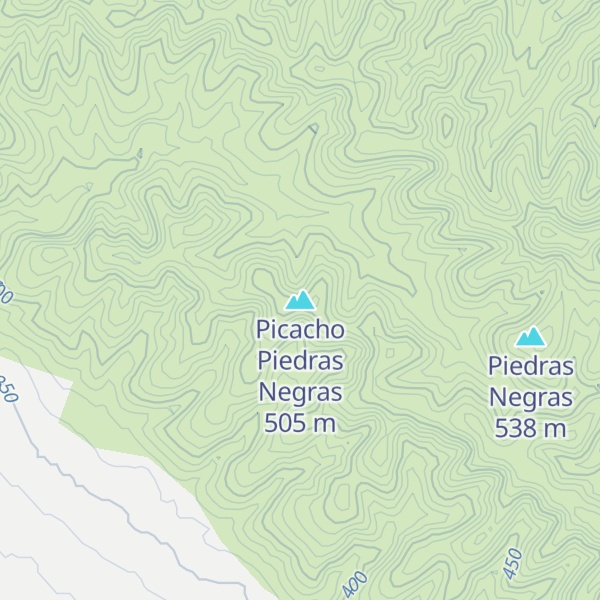 Map of Picacho Piedras Negras