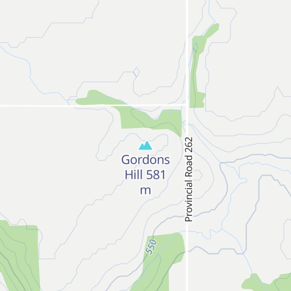 Map of Gordons Hill
