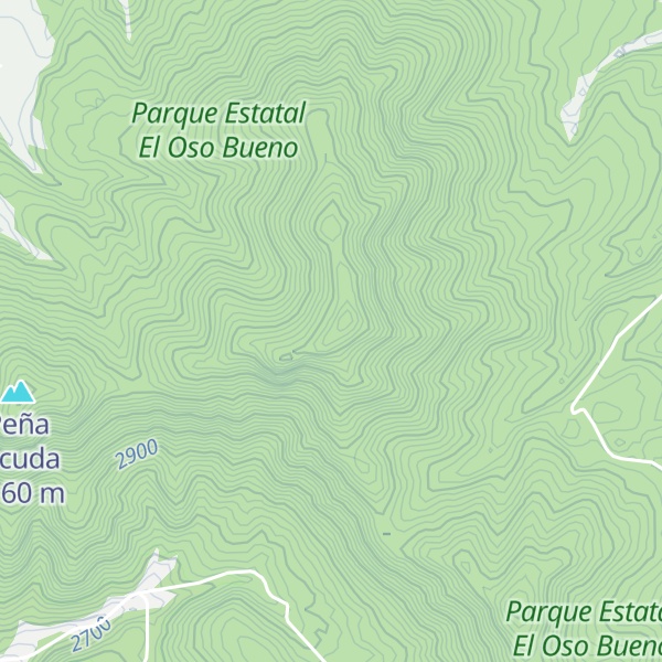 Map of Peña Redonda