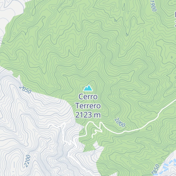 Map of Cerro Terrero