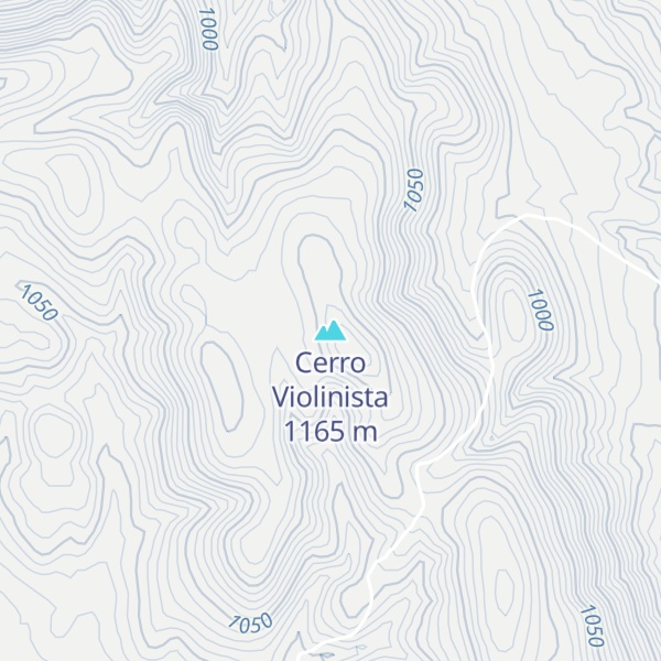 Map of Cerro Violinista