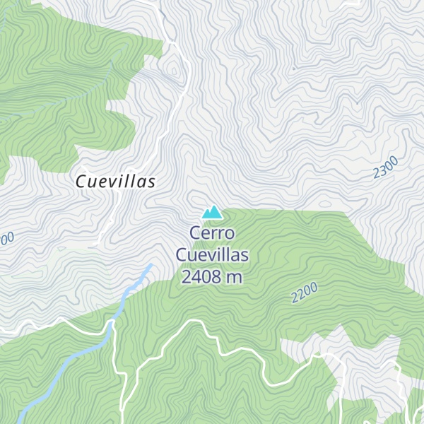 Map of Cerro Cuevillas