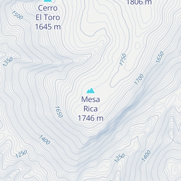 Map of Mesa Rica
