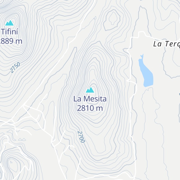 Map of La Mesita