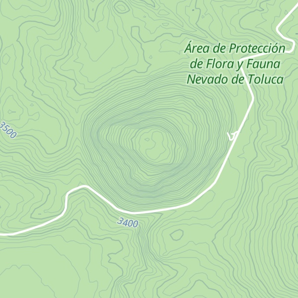 Map of Volcán Gordo