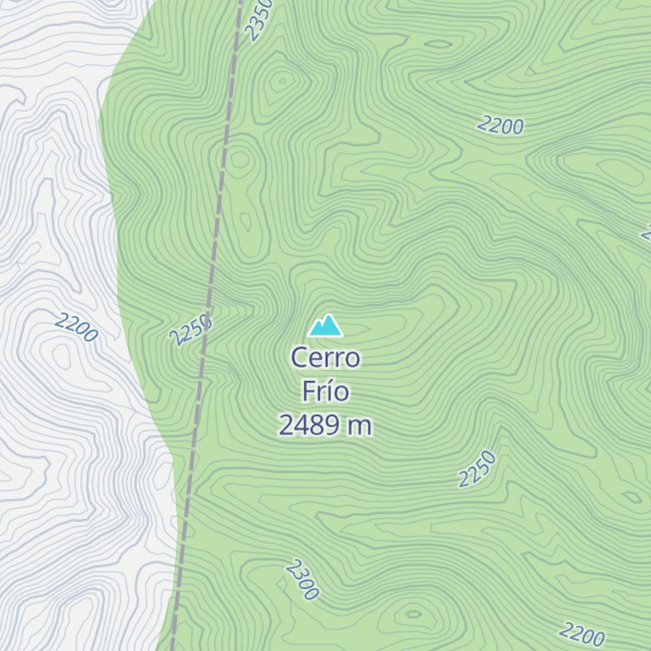 Map of Cerro Frío