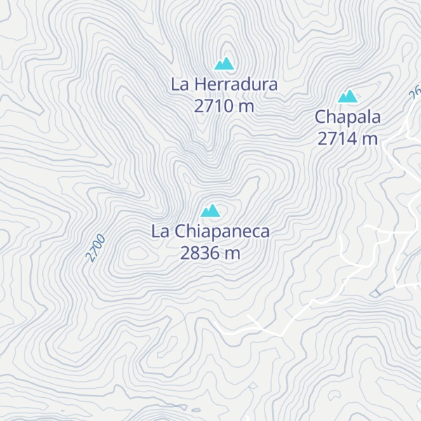 Map of La Chiapaneca