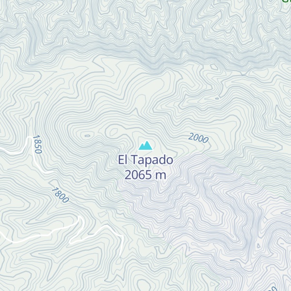 Map of El Tapado