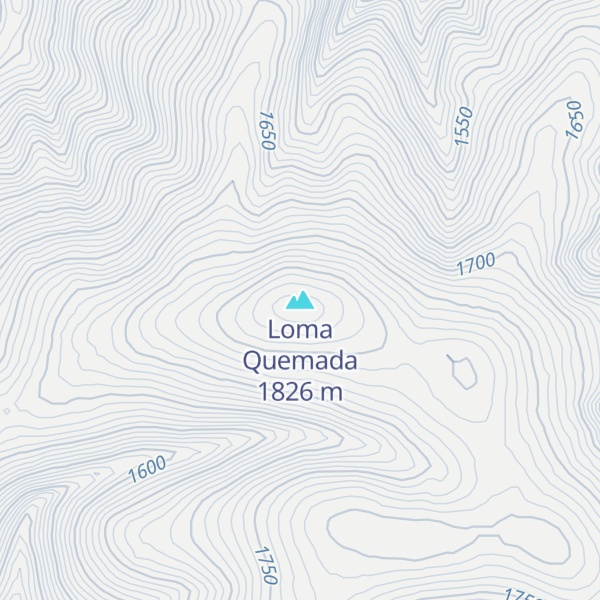 Map of Loma Quemada
