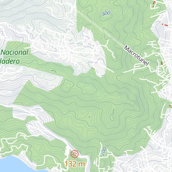 Map of Cerro El Vigía