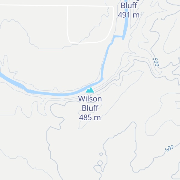 Map of Wilson Bluff