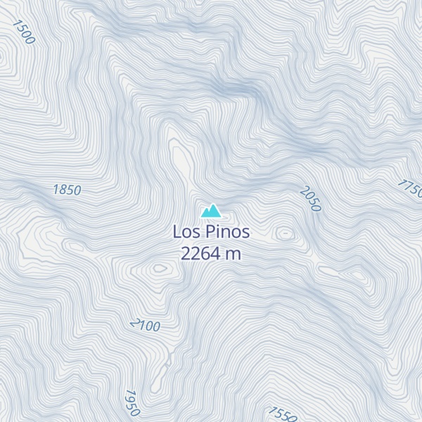 Map of Los Pinos