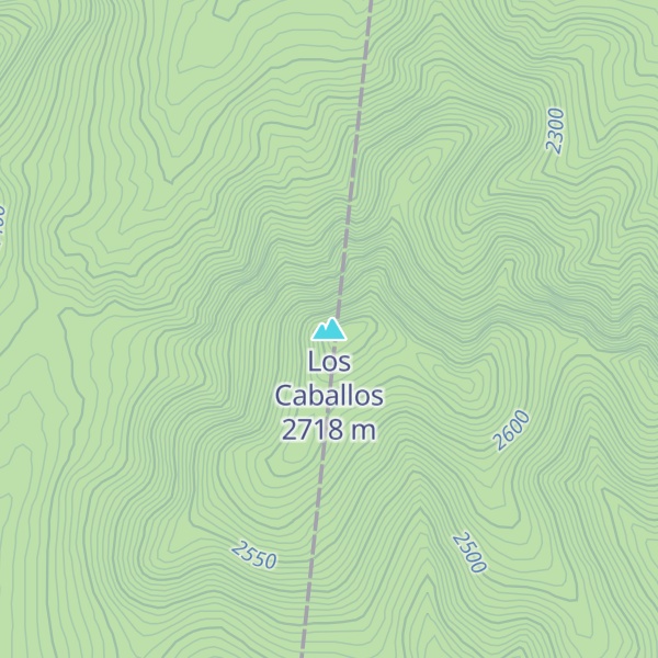 Map of Los Caballos