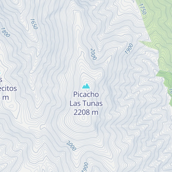 Map of Picacho Las Tunas