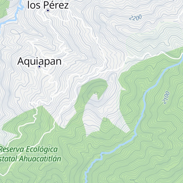 Map of Cerro La Campana