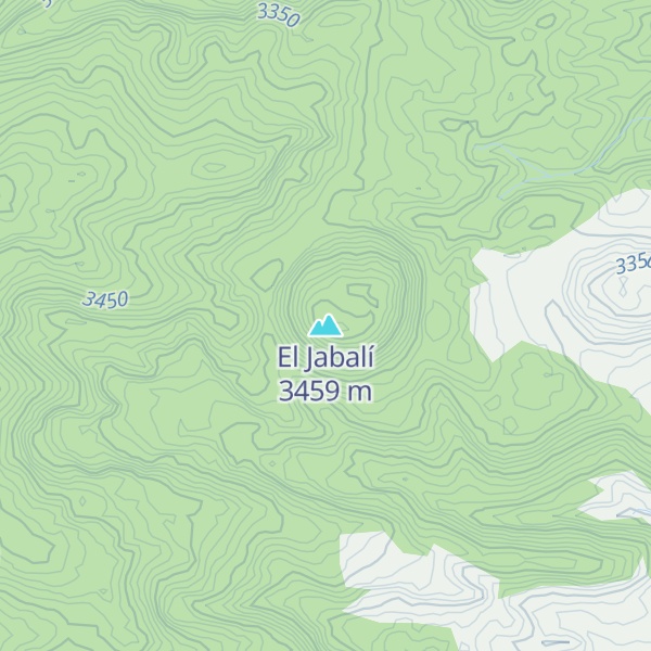 Map of El Jabalí