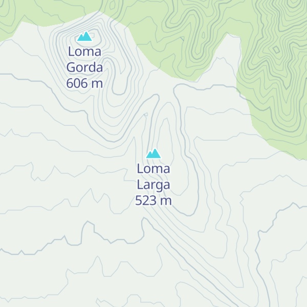 Map of Loma Larga