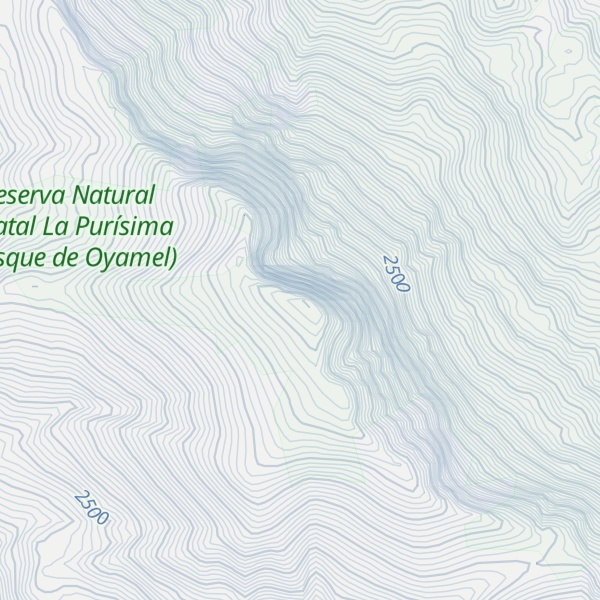 Map of Cerro El Ingeniero