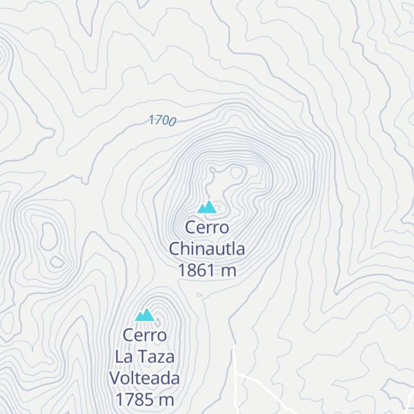 Map of Cerro Chinautla