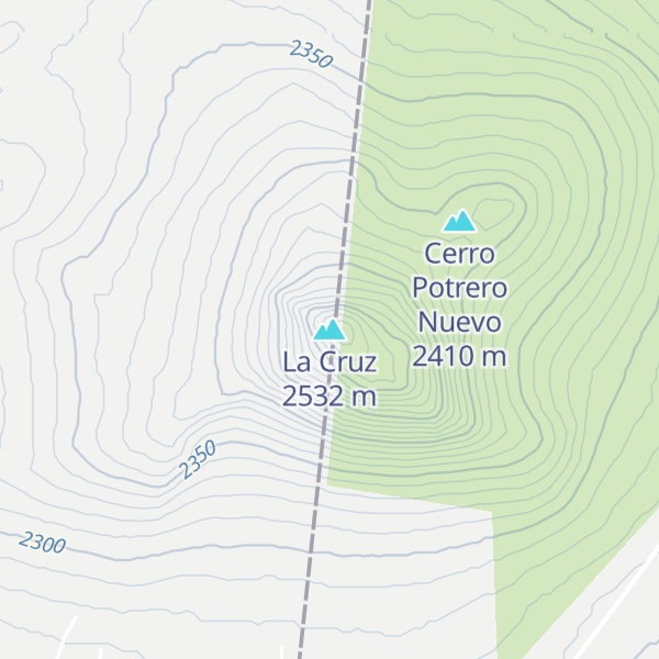 Map of La Cruz