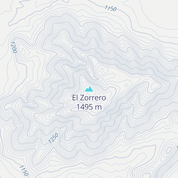 Map of El Zorrero