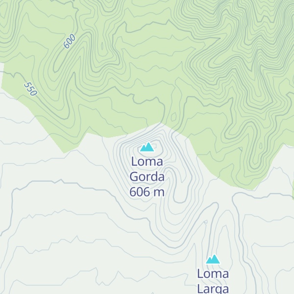 Map of Loma Gorda