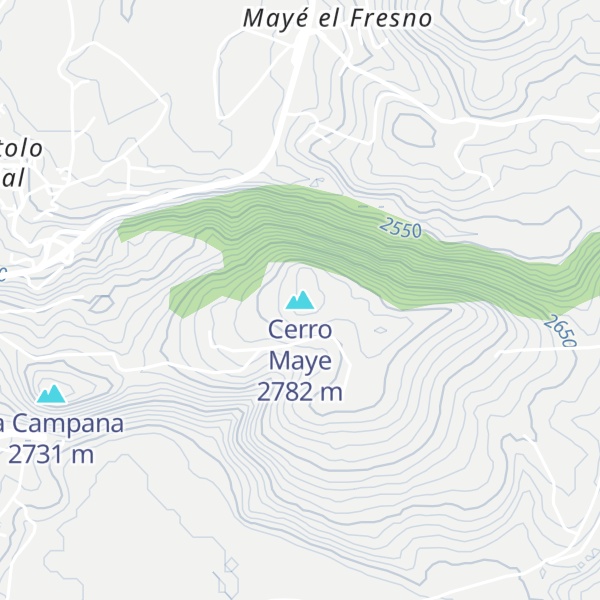 Map of Cerro Maye