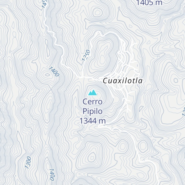 Map of Cerro Pipilo