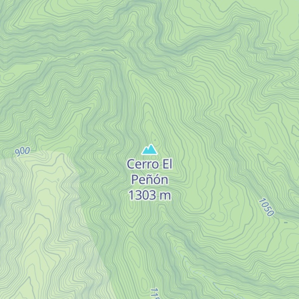Map of Cerro El Peñón