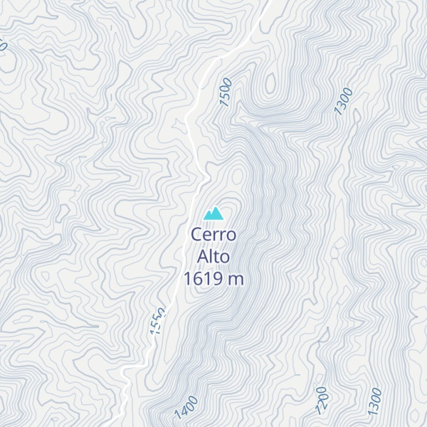 Map of Cerro Alto