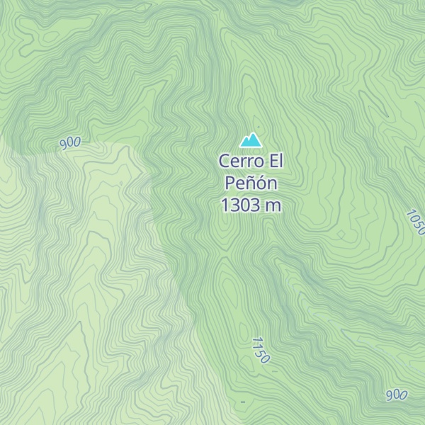 Map of Cerro Anacuitas