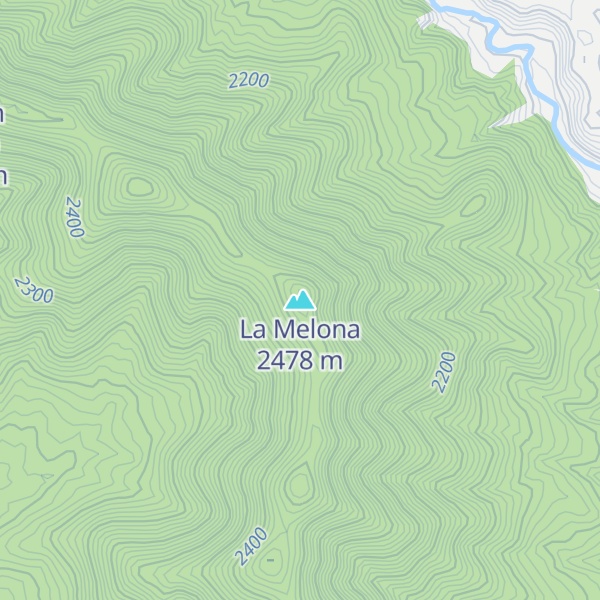 Map of La Melona