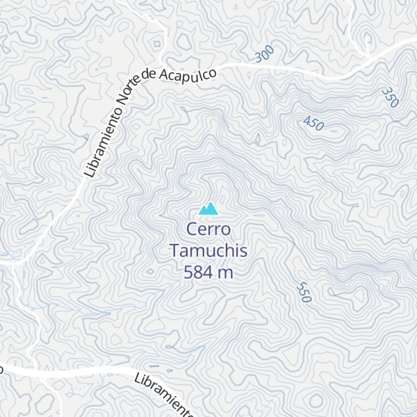 Map of Cerro Tamuchis
