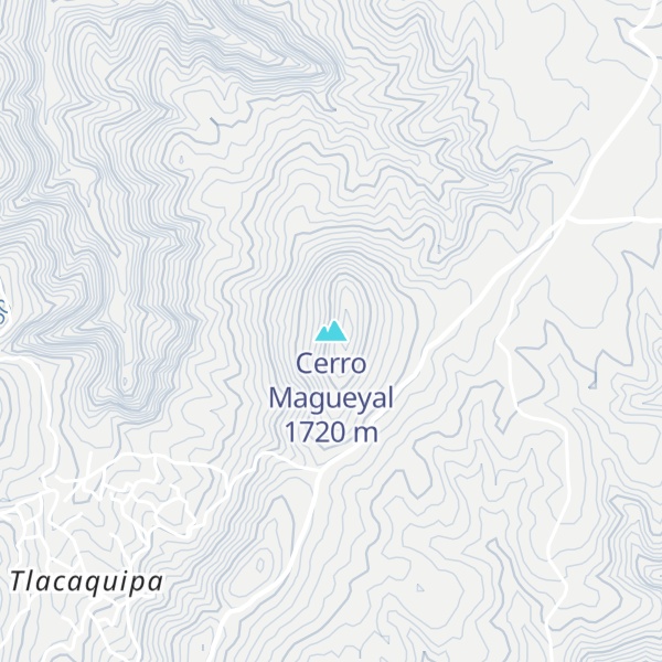 Map of Cerro Magueyal