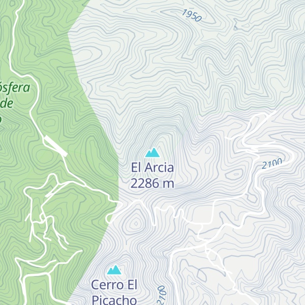 Map of El Arcia