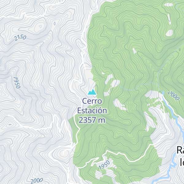 Map of Cerro Estación