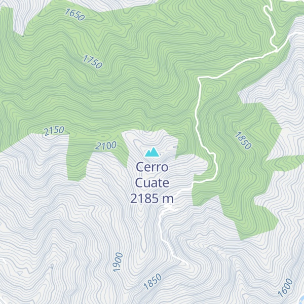 Map of Cerro Cuate