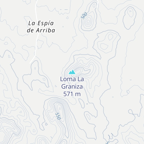 Map of Loma La Graniza