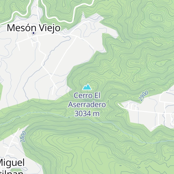 Map of Cerro El Aserradero