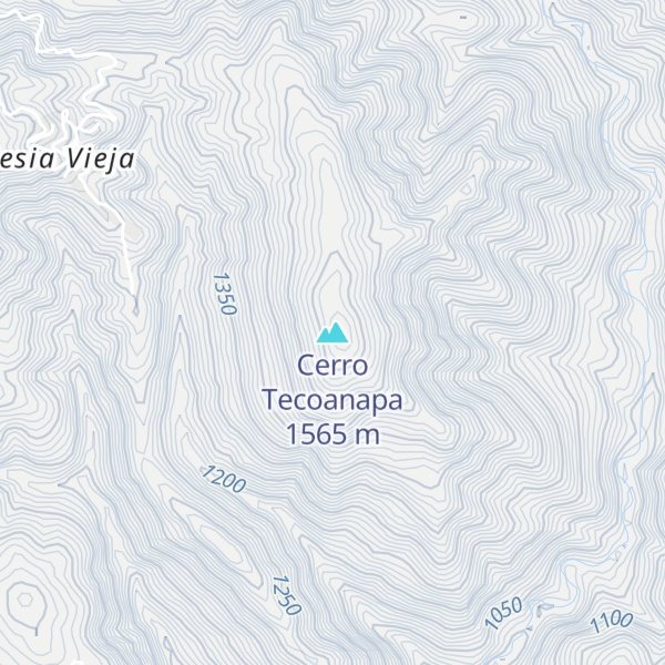 Map of Cerro Tecoanapa