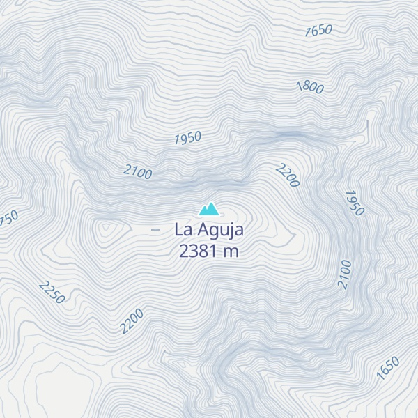 Map of La Aguja