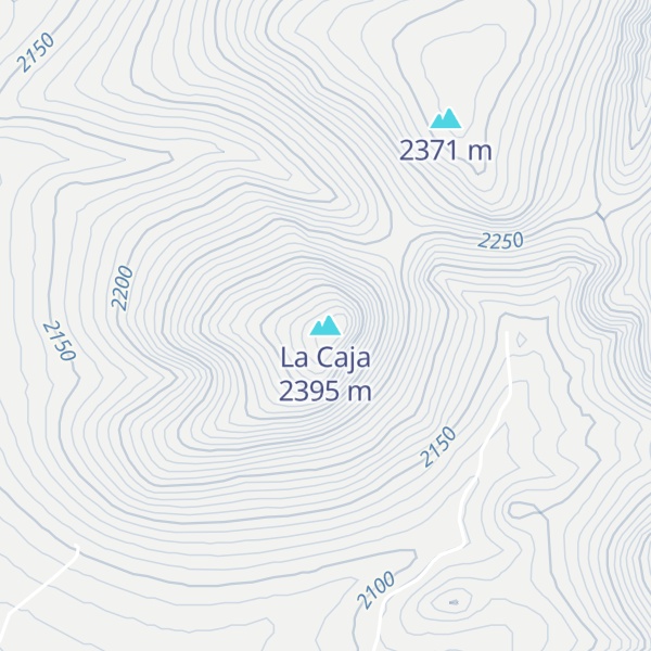 Map of La Caja