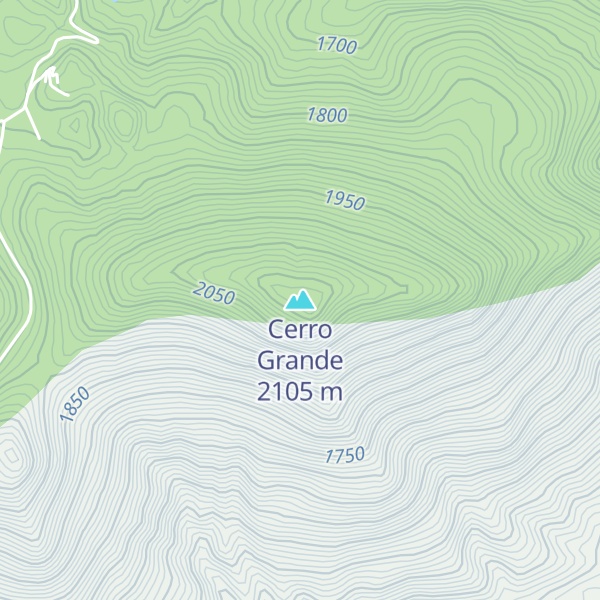 Map of Cerro Grande