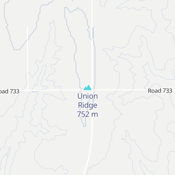 Map of Union Ridge