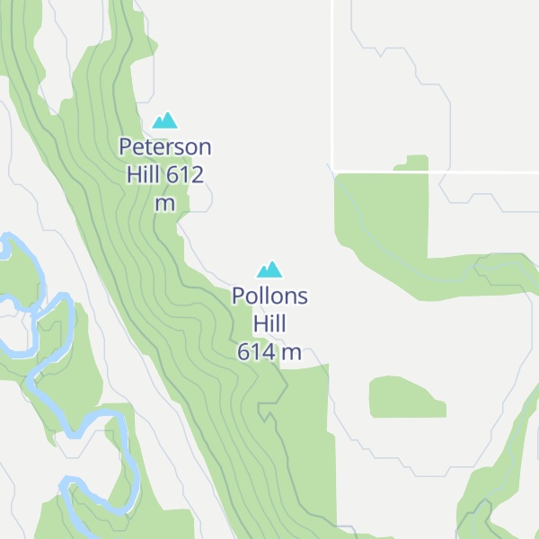 Map of Pollons Hill