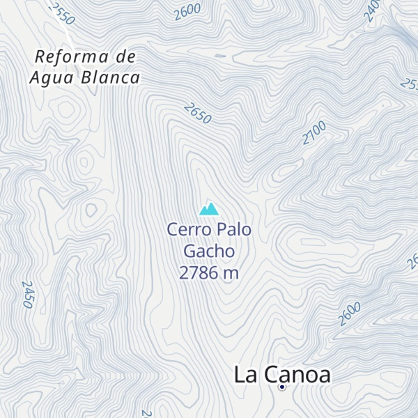 Map of Cerro Palo Gacho