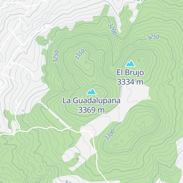 Map of La Guadalupana