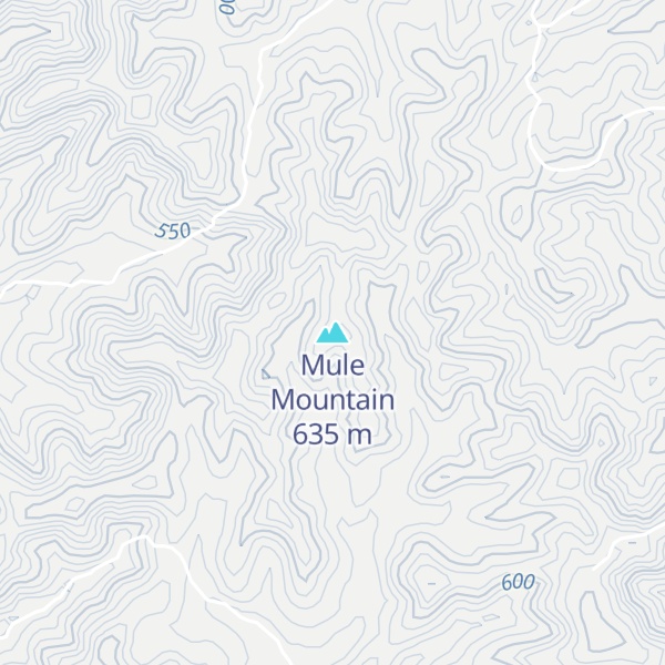 Map of Mule Mountain